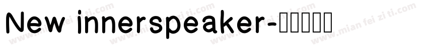 New innerspeaker字体转换
